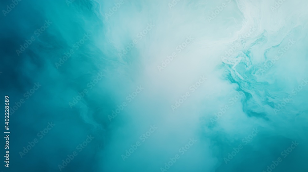 Aufkleber wide-angle view from above captures an elegant marbled design in blue and white, featuring fluid tex