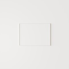 Wall empty frames to showcase your work and arts