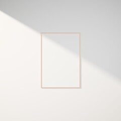 Wall empty frames to showcase your work and arts