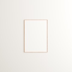 Wall empty frames to showcase your work and arts