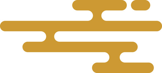 Chinese Golden Cloud Icon