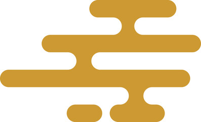 Chinese Golden Cloud Icon