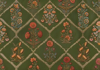 multey colour allover design with border design for printing