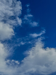 blue sky with clouds