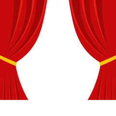Theatre Curtain Illustration