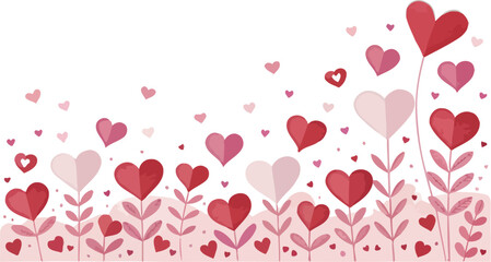 Obraz premium Set of unique red heart vector illustrations in hand-drawn style. Isolated on white background for Valentine’s Day cards, t-shirt design, romantic decor, and wedding themes.