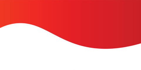 Vector red line background curve element with white space for text and message design style