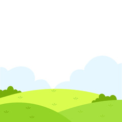 Green Field Illustration
