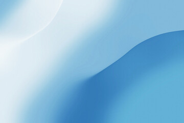 Abstract on elegant serenity minimalist on sky blue gradient in wallpaper design featuring with smooth fluid dynamics harmoniously textures background. 