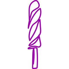 Ice Cream Continuous Line Art