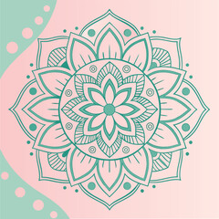 Mandala Pattern Stencil doodles sketch