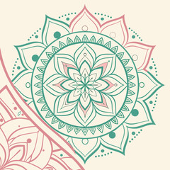 Mandala Pattern Stencil doodles sketch