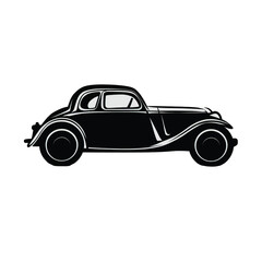 retro car vector illustration