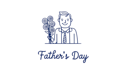 父の日のイラスト