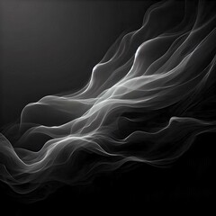 Obraz premium smoke on black background