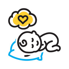 Vector multi color icon for Dream