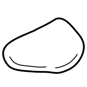 recommend clip art: モノクロの水たまり（白）