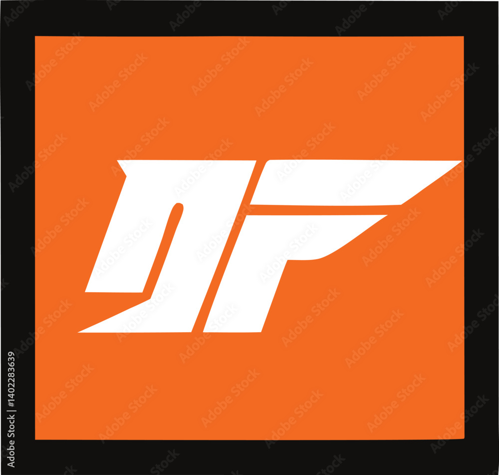 Poster vector illustration concept of a new orange folder icon design element on an abstract business backg