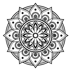 Mandala Pattern Stencil doodles sketch