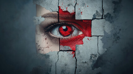 Psychological thriller, A psychological thriller image depicting chaos in high fidelity, optimized for stock image searches.