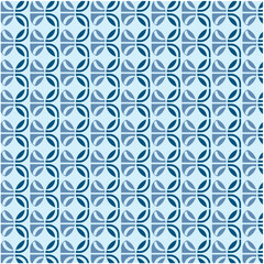 seamless pattern with blue flowers

