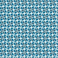 seamless pattern with blue flowers
