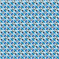seamless pattern with blue flowers
