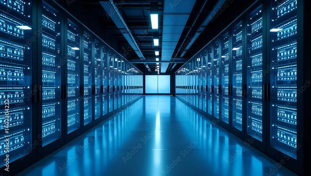Poster modern cloud data center design: state-of-the-art infrastructure, energy management, security system