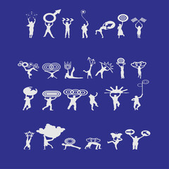 icon pople human template pos...