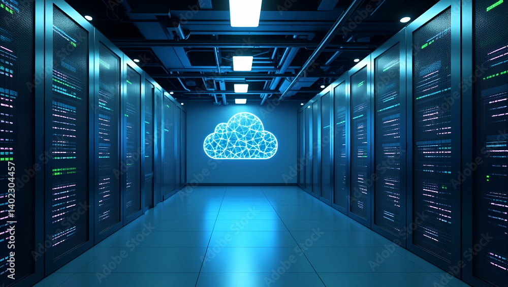 Poster modern cloud data center design: state-of-the-art infrastructure, energy management, security system