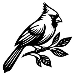 Red Cardinal Illustration.