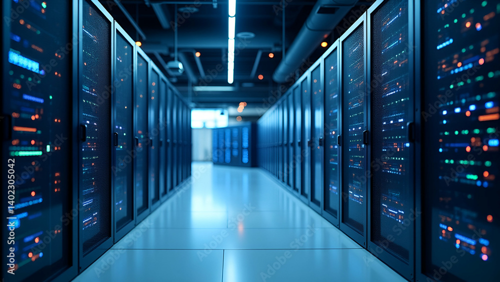 Poster modern cloud data center design: state-of-the-art infrastructure with energy management & security f
