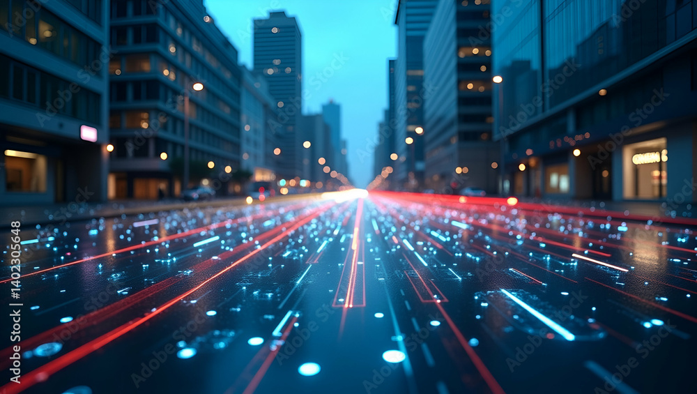 Poster optimized urban network design employing 5g technology for enhanced connectivity superior data excha
