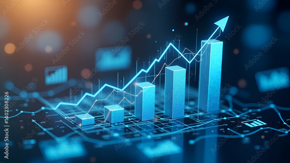 Poster unlocking lead generation: visual insights on customer acquisition metrics, digital campaign analysi