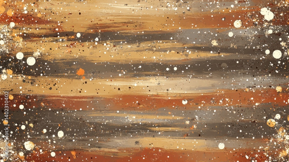 Poster horizontal oriented galvanized corrugated tin iron with scattered rust spots and a worn metallic app