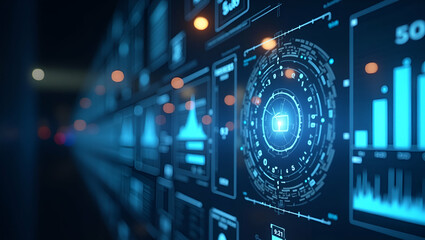 Interactive Visualization Tool for Monitoring Digital Shopping Trends: Optimize Online Retail Performance & Boost Conversion Rates - Photo Stock Concept with Left Space