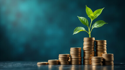 Inflation-Resistant Investments: Diversified Asset Classes & Robust Hedging for Capital Preservation During Economic Volatility - Photo Stock Concept with Left-Side Empty Space