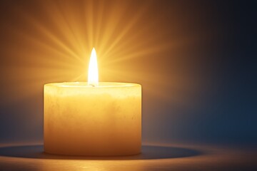 Candlelight Glow, Peaceful Scene