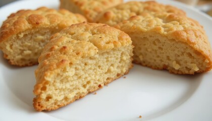 Freshly baked scones kitchen food photography home close-up culinary delight