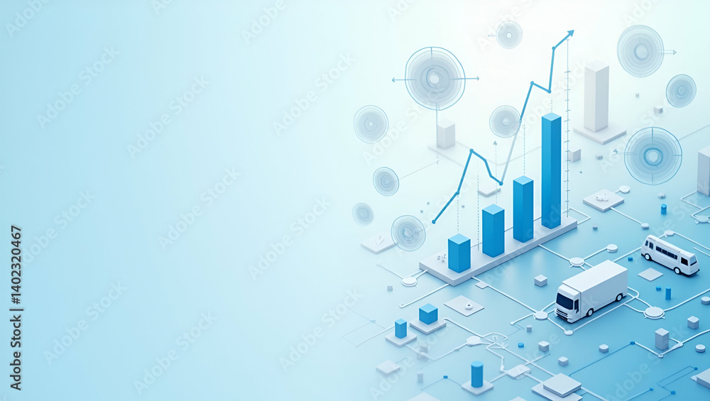 Poster comprehensive analytics tool for mapping customer pathways in photo stock: enhance service delivery,