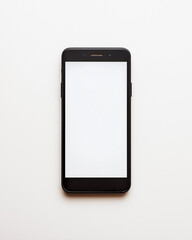 シンプルなスマートフォンのモックアップ１