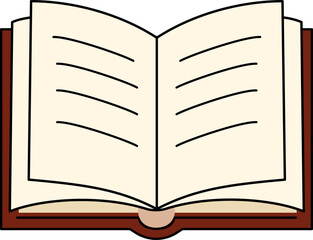 開かれた古書のアイコン