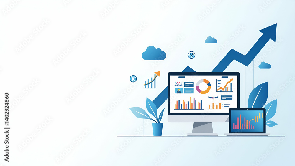 Poster unlock advanced market insights: showcase sophisticated customer preference analytics & data visuali