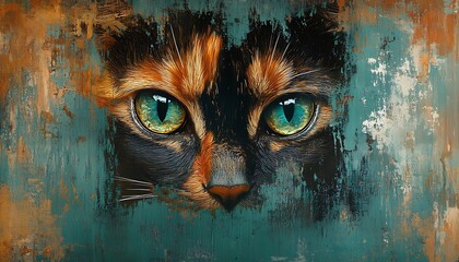 Cat Eyes, Rusty Wall Art