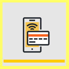 vektor poster template icon m...