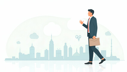 Understanding Climate Change: How Businesses Can Adapt Operations and Strategy for Sustainability and Risk Management - A Cute Vector Illustration Guide