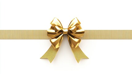A golden ribbon.