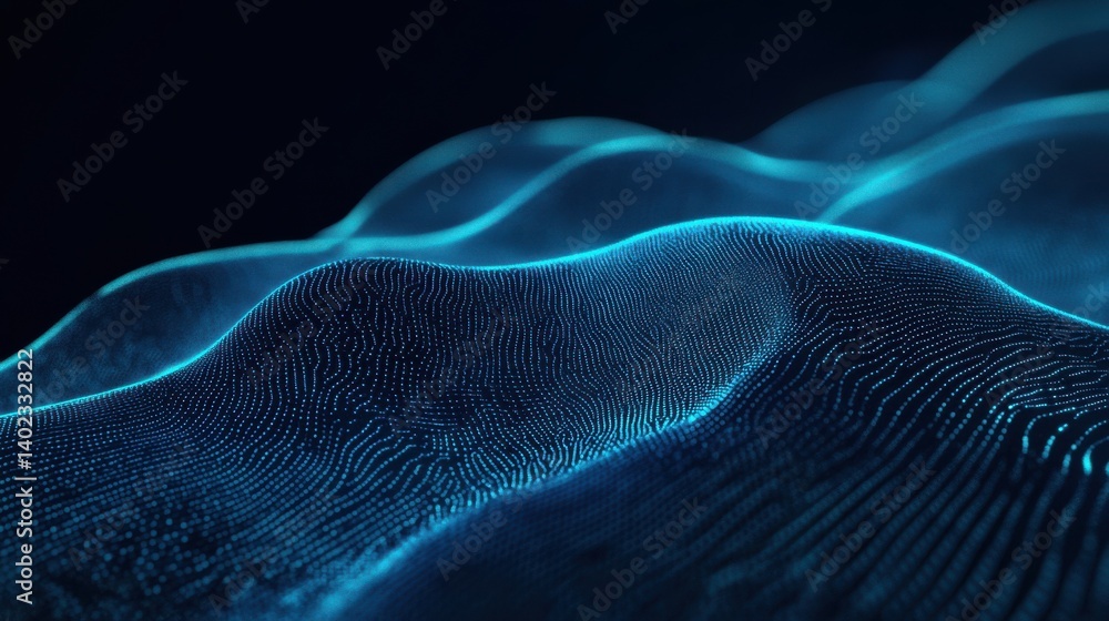 Poster digital fingerprint data processing action virtual environment graphic visualization technology cybe