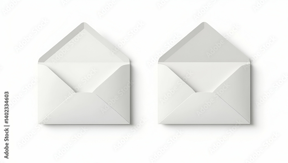 Poster flat create elegant envelope branding mockup imagery integrating refined printed details minimalist 
