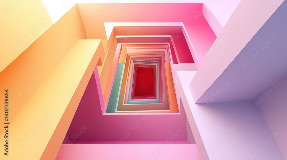 Poster abstract geometric banner background with 3d square. modern geometric diagonal lines square backgrou